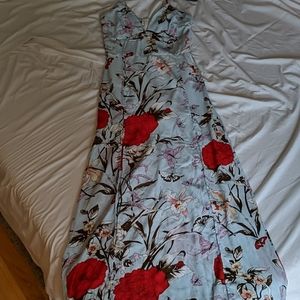 Parisian Floral butterfly dress